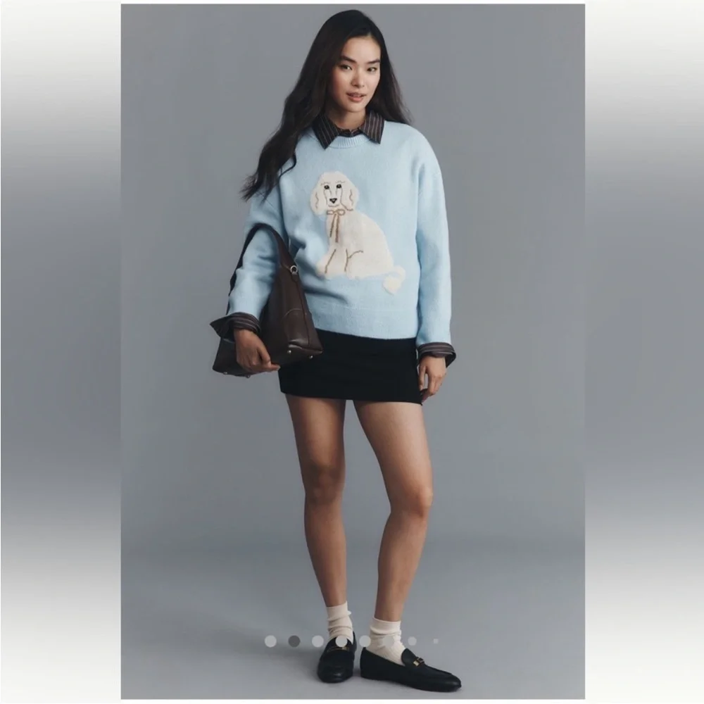 NWT Maeve Crew-Neck Dog Icon
Pullover Sweater - Picture 2 of 11